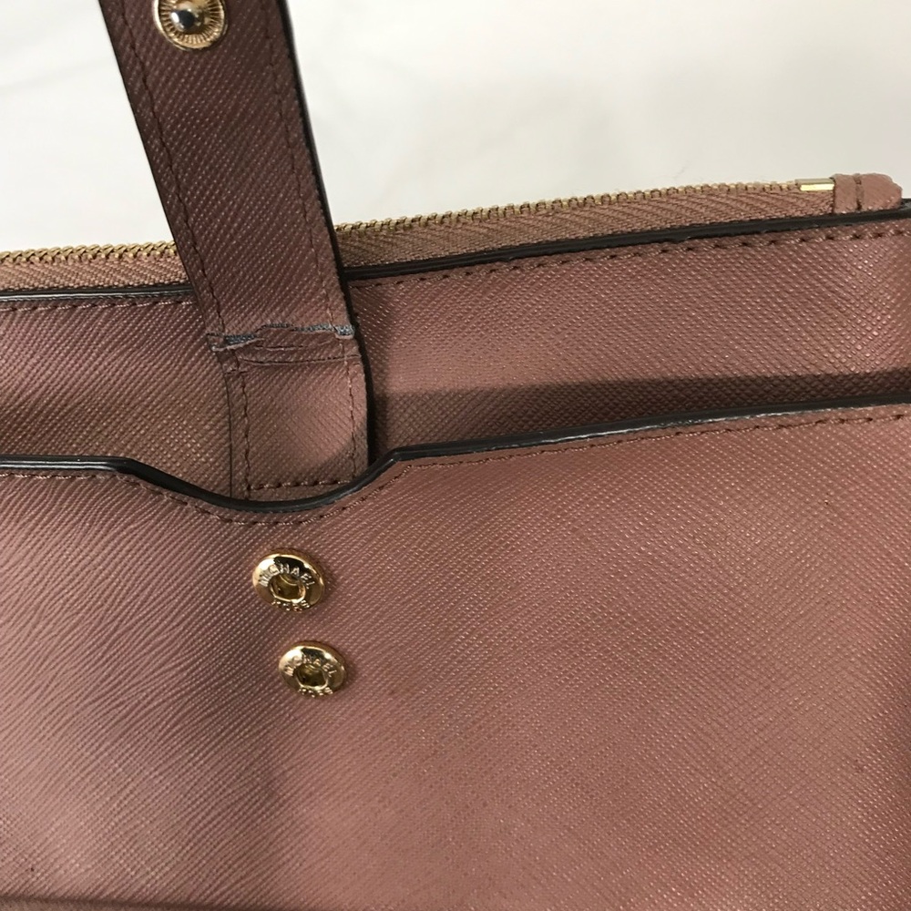 Michael Kors Women's Tan Wristlet - Picture 7 of 11